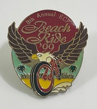 1999 8th ANNUAL ECF BEACH RIDE PIN