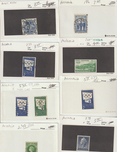 Australia Collection 1928-1987 on 45 102 Cards mostly Used Cat US $150.00 + - Picture 4 of 8