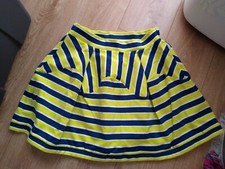 Urban Outfitters Stripes Knit Cotton Skater Skirt Size S / M Women NEW