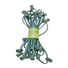 Aurio 25 Socket C7/C9 Commercial Grade Christmas Light Stringer 26' 12" Spacing