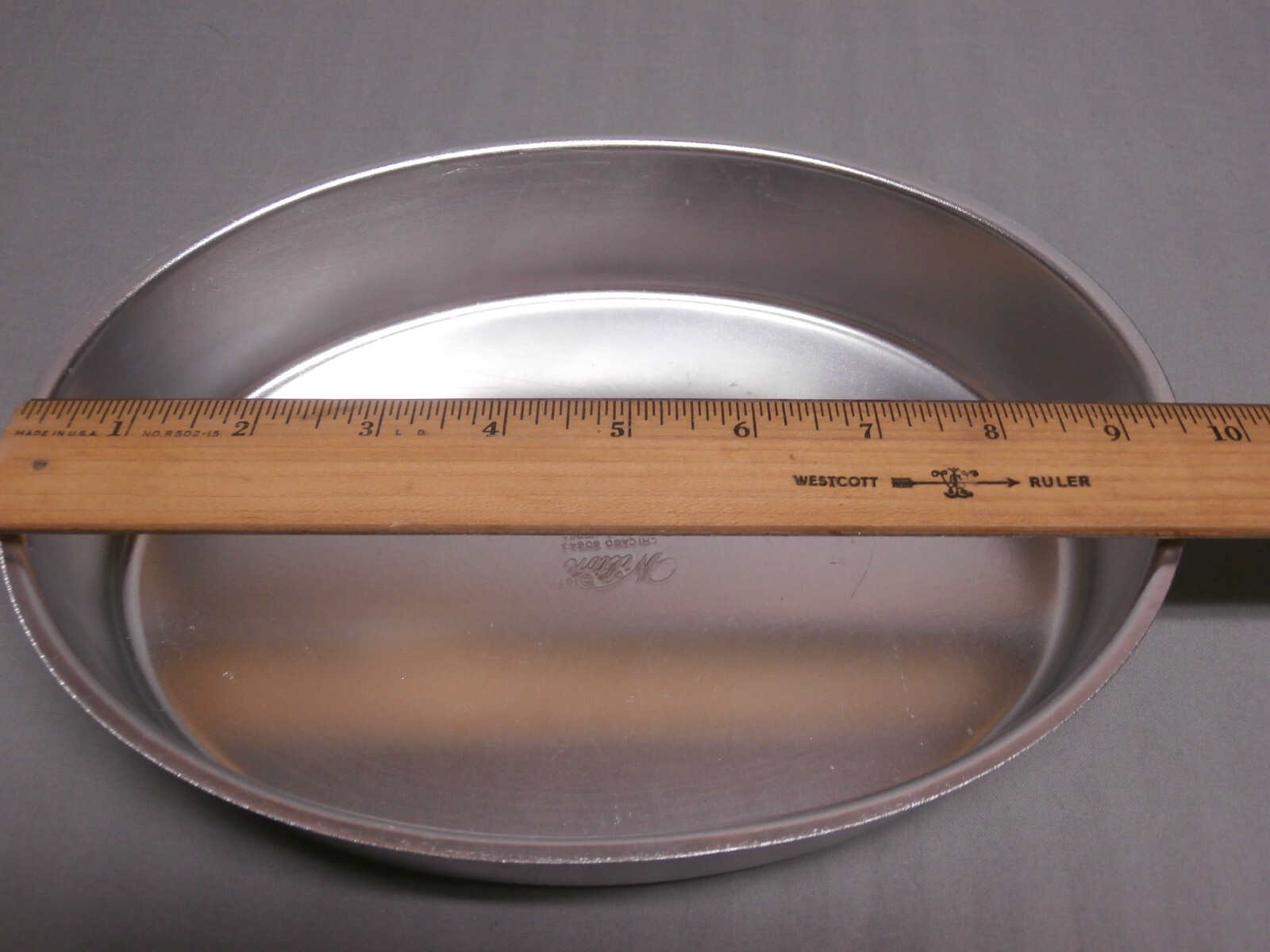 Pair Vtg Wilton Oval Cake Pans 502909 Oblong/Football/EggAppx 9"x7