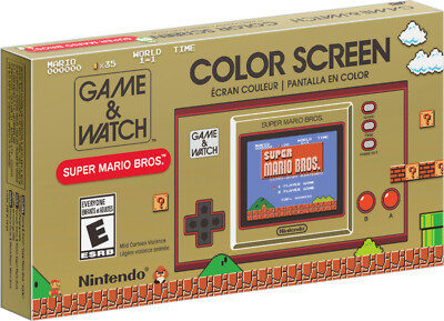 SUPER MARIO BROS GAME& WATCH スーパーマリオ 新品 RARE Super Mario Bros Game & Watch Nintendo 35th Anniversary