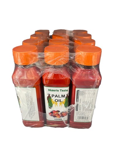 Nigeria Taste Palm Oil 500ml ( Pack Of 12) - Picture 3 of 6