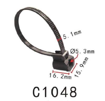 20x Fit Toyota LHD Hiace Nylon Push Mount Wire Tie 82678A9004,37Z1624352