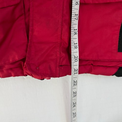Osh Kosh B'Gosh Fleece Lined Parka Winter Ski Snow Warm Red Black Kid Size 6 GUC - Picture 12 of 12