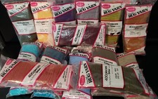 Lot of 18 NOS Vintage WonderArt Latch Hook Acrylic Rug Yarn Multicolor. New.