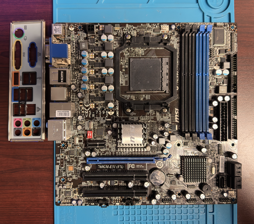 MSI 760GM-E51 (FX) MS-7596 VER: 1.2 AMD Socket AM3 DDR3 Micro ATX Motherboard