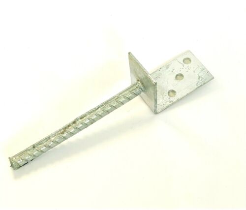 Pfostenträger 80 x 60 x 100 x 200 x 4 / Ø16 mm L-Form, Bohrung 11mm - Bild 3 von 3