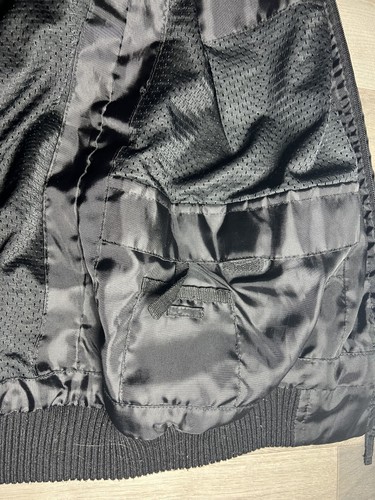 B.U.M. Equipment Black Fleece Lined Jacket Mens Size Large Vintage Bum - Picture 12 of 12