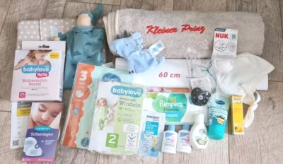 Baby Paket Starterset Geschenkset NUK PAMPERS BABYLOVE BEVOLA..