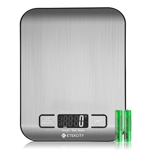 Báscula de cocina de 22 lb de capacidad de conversión de unidad de acero inoxidable para hornear joyas - Imagen 14 de 14