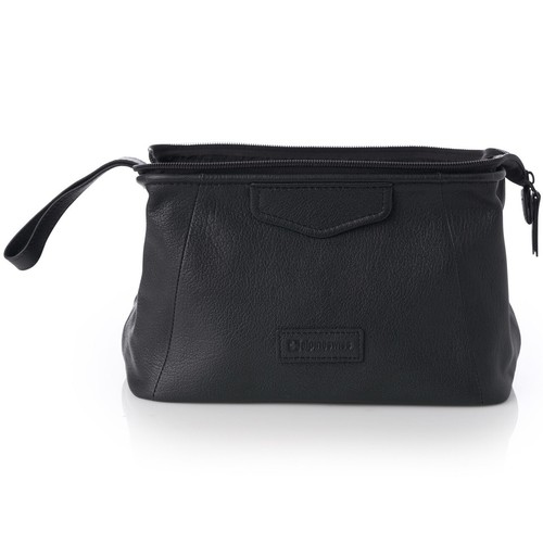 Alpine Swiss Lauter Bolsa de Aseo Cuero Genuino Kit de Afeitado Dop Kit Estuche de Viaje - Imagen 2 de 8