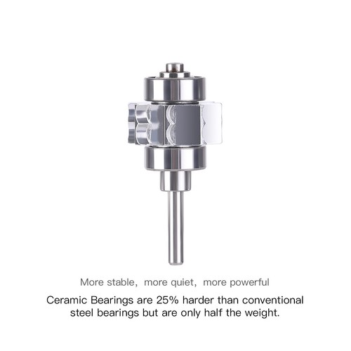 Dental E-generator LED High Speed Handpiece Ceramic Push Button 4 Spray 4Hole - Picture 9 of 15