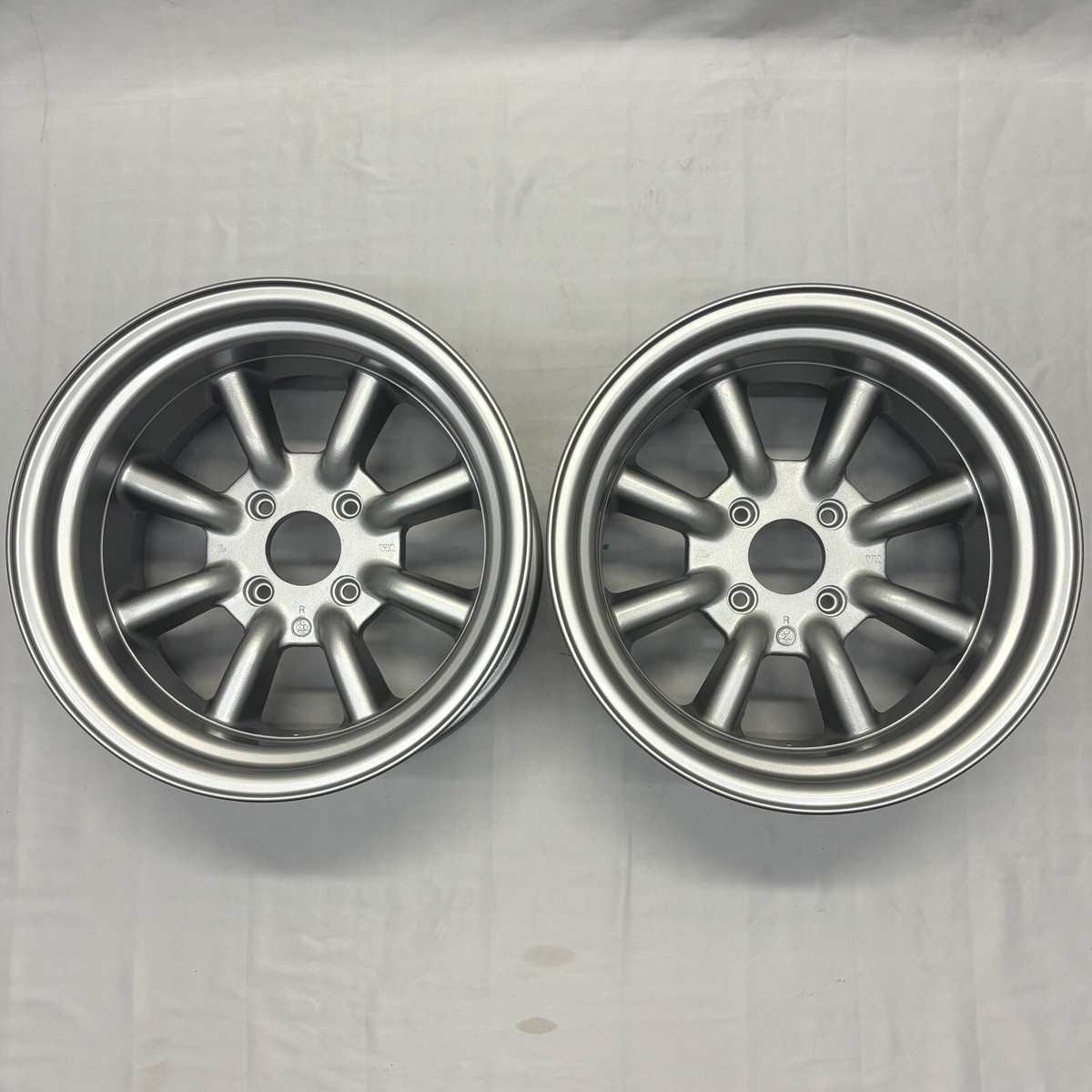 octavo 87/3, 87/4, 88.5 セット RS Watanabe R Type 16x8.5J ET -6 4H-114.3 Silver Metallic 2