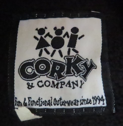 CORKY & COMPANY Size 14-16 Hooded Floral Coat w 3D Decorative Flowers - Picture 4 of 4