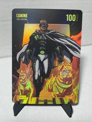 2026 Bo Jackson Battle Arena CANINE Grillin Battlefoil Kenneth Walker III Fire