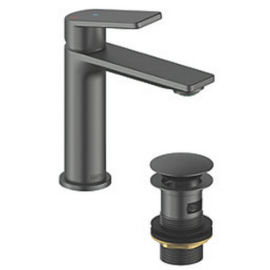 Bristan Frammento ES BAS GM Eco Start Mono Basin Mixer Tap + Waste + Fixings