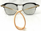 Vintage Bausch & Lomb Polished Black Nerd Rockabilly  Eyeglasses with Retro Case — photo 8