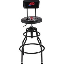Swivel Shop Stool w/ Backrest ATD-81075