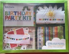 Eric Carle Birthday Party Kit  with Hungry Caterpillar Banner, and more!