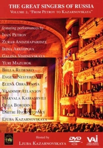 The Great Singers of Russia: Volume 2 (DVD) Vladimir Atlantov Irina Arkhipova