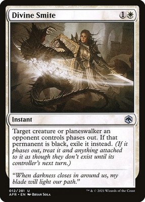 Divine Smite Foil Adventures in the Forgotten Realms 12 NM MTG