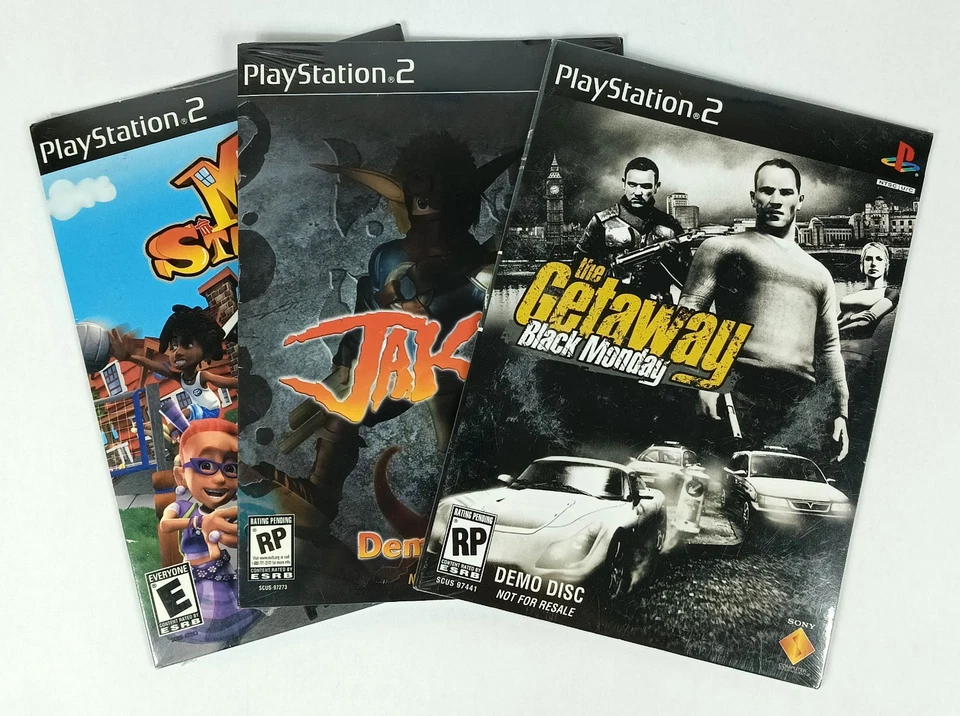 NEW PS2 Demo Disc Lot JAK II, Getaway Black Monday & My Street PlayStation 2 - Image 3 of 4