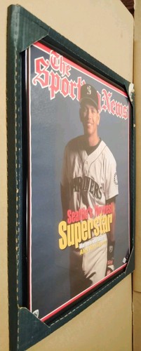 Vintage 90s Alex Rodriguez Seattle Mariners Framed Poster The Sporting News RARE - Picture 8 of 12