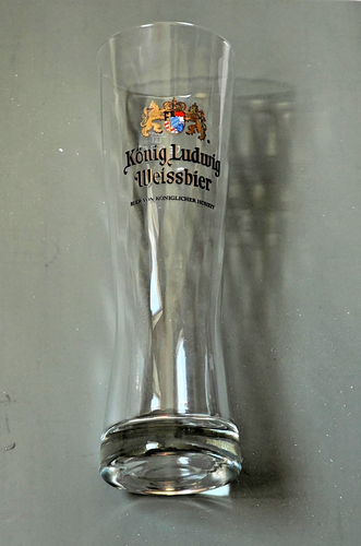 König Ludwig Weissbier, Bierglas, 0,5 l, Deko - Glas