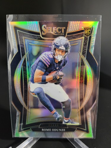 2024 Select Concourse Level Silver Prizm Die Cut Rome Odunze #3 RC BEARS
