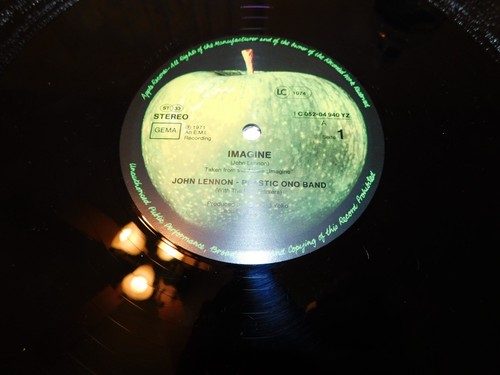 IMAGINE JOHN LENNON 2 Track 12" Maxi Single Vinyl GERMAN EMI APPLE It's So Hard - Picture 6 of 11