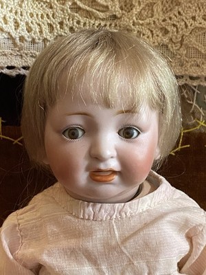 Antique 11  Kestner 211 Sweet Antique Bisque Doll On Composition Body