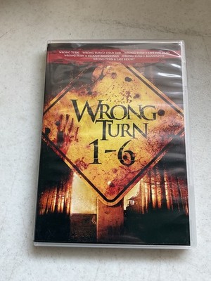 WRONG TURN 1- 6 DVD BOX SET PRE-OWNED