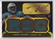 2011 Topps Triple Threads Sepia 44/70 Daniel Thomas (RC) #104 Auto ms9