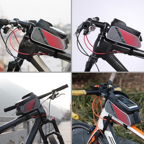 Fahrrad Tasche Rahmentasche Handy Oberrohrtasche Smartphone Halterung Bike Bag - Bild 10 von 10