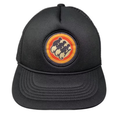 Monkey Shoulder Whisky Black Trucker Hat Mesh Back Patch Snapback One Size Cap
