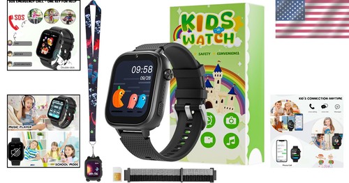 Kids 4G Smart Watch with Dual Calling & Gaming Fun - Ideal Birthday Gift! - Picture 2 of 9