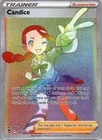 Candice 204/195 Rainbow Rare Silver Tempest Pokemon Holo Near Mint