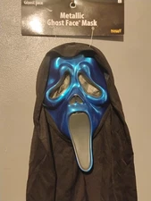 Ghostface Blue Metallic Mask