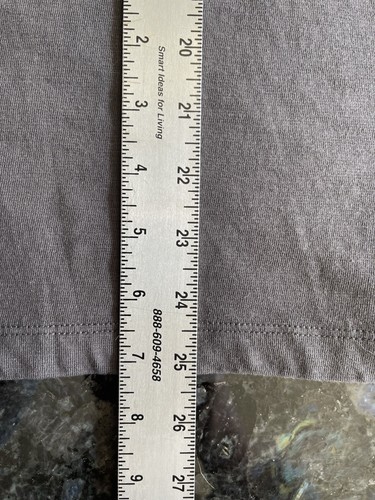 Faherty Sunwashed Organic Cotton T Shirt Woman’s Size Large Gray READ - Picture 8 of 9