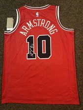 Signed BJ Armstrong #10 Chicago Bulls Jersey XL NWT Michael Jordan Last Dance
