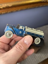 BV Oel Tin Tanker Truck Toy George Fischer Vintage Original Oil Gas Service Rare