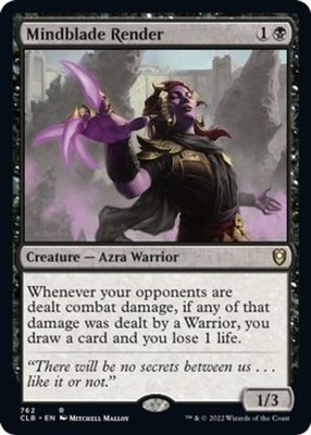 Mindblade Render [Commander Legends: Battle for Baldur's Gate] NM - Magic