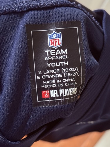 Seattle Seahawks #3 Russel Wilson NFL Team Apparel Youth Jersey Size XL 18-20 - Picture 3 of 4