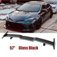 57 Rear Trunk Spoiler Trd Style Wing Lip For Toyota Corolla Sedan Gloss Black 57 Rear Trunk Spoiler Trd Style Wing Lip For Toyota Corolla Sedan Gloss Black