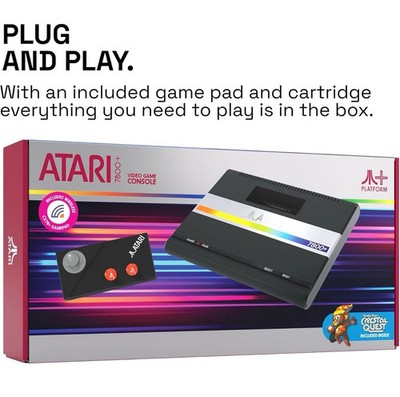 2024 Atari 7800 Plus Official HDMI Console & Wireless Controller 7800+ Sealed