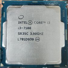 Lot of 2 Intel Core i3-7100 3.9 GHz Dual-Core SR35C & 1 i3-7100T SR35P 3.2GHz