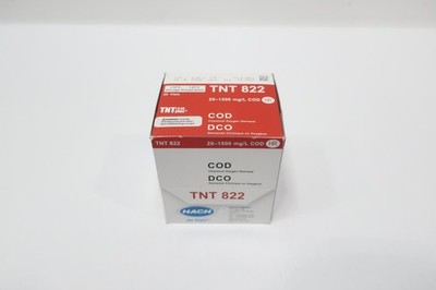 Box Of 25 Hach TNT 822 Tntplus Chemical Oxygen Demand Vial Test