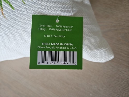 "Love Grows Here" 12 X 20 Inch Lumbar Pillow w Zipper 100% Polyester NWT - Bild 9 von 13