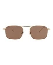 MONT BLANC Mont-blanc MB0218S 002 Gold 53/19 145 Brown Sunglass 100 Authentic